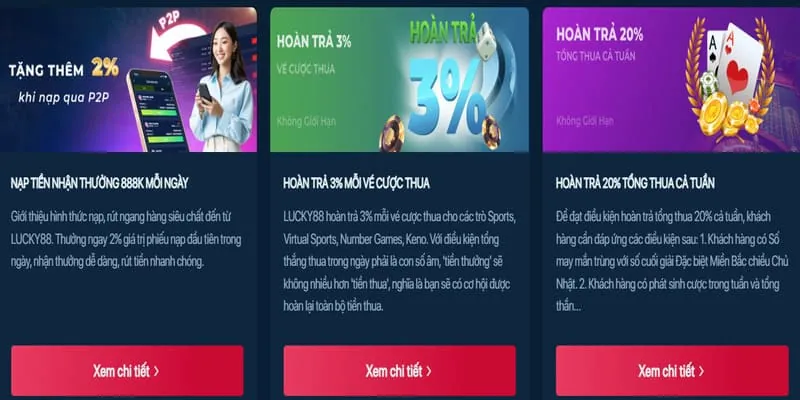 Các chương trình khuyến mãi và ưu đãi của 88x